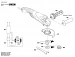 Bosch 3 601 GA3 000 Gws 18-125 L Angle Grinder 18 V / Eu Spare Parts